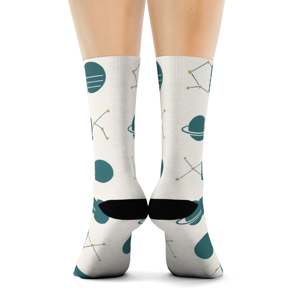 Constellation Grid Chart stylish athletic crew socks