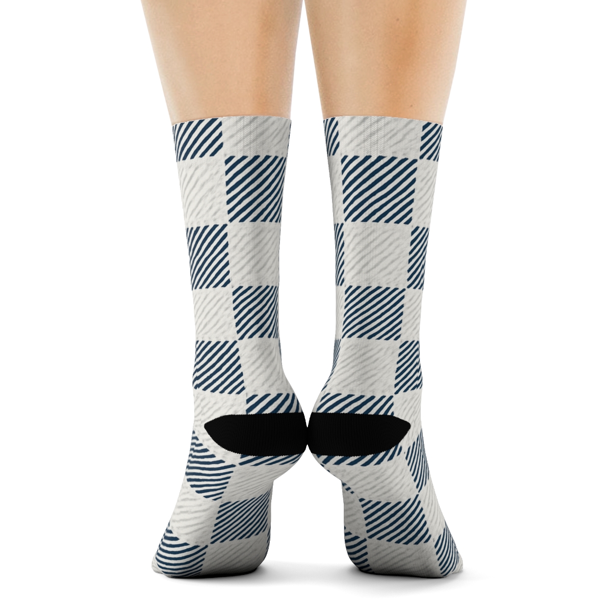 Plain Hatch Study stylish athletic crew socks