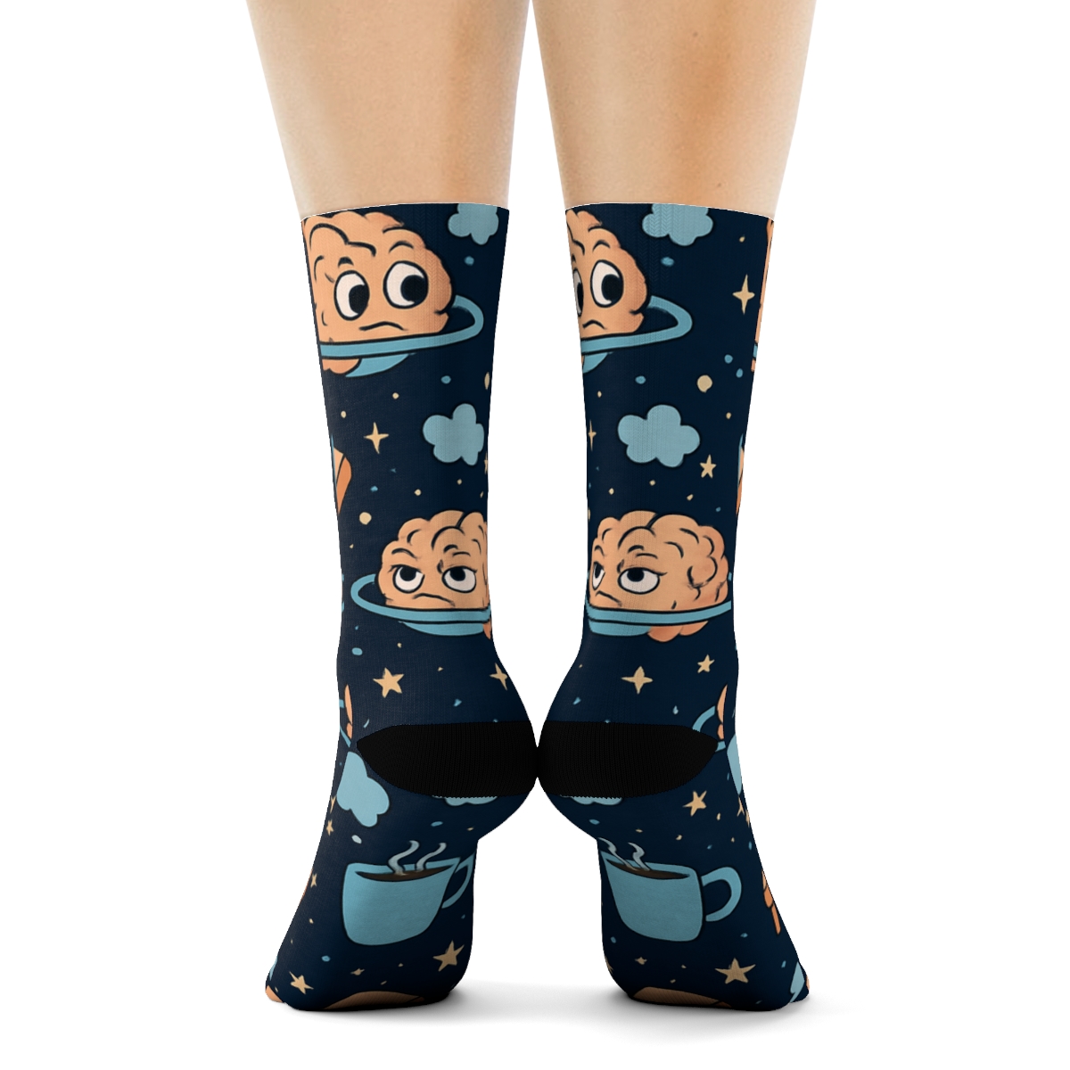 Psychologist Constellation Therapy Pattern comfortable cotton crew socks