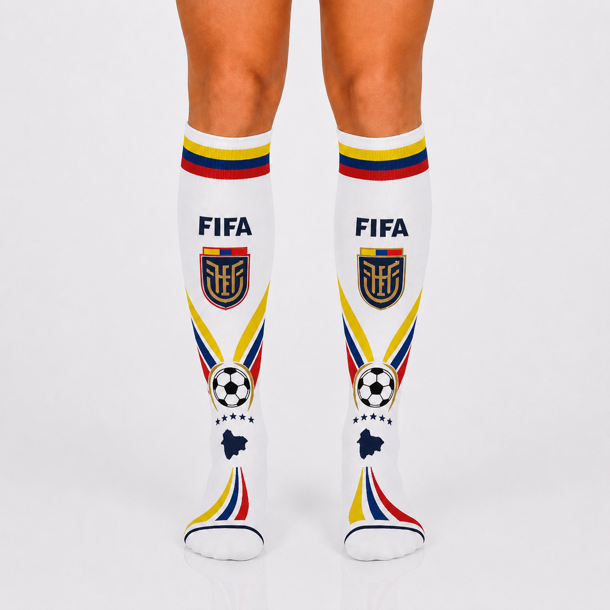 Unisex FIFA 2026 Ecuador Soccer Fan Sports Themed Socks