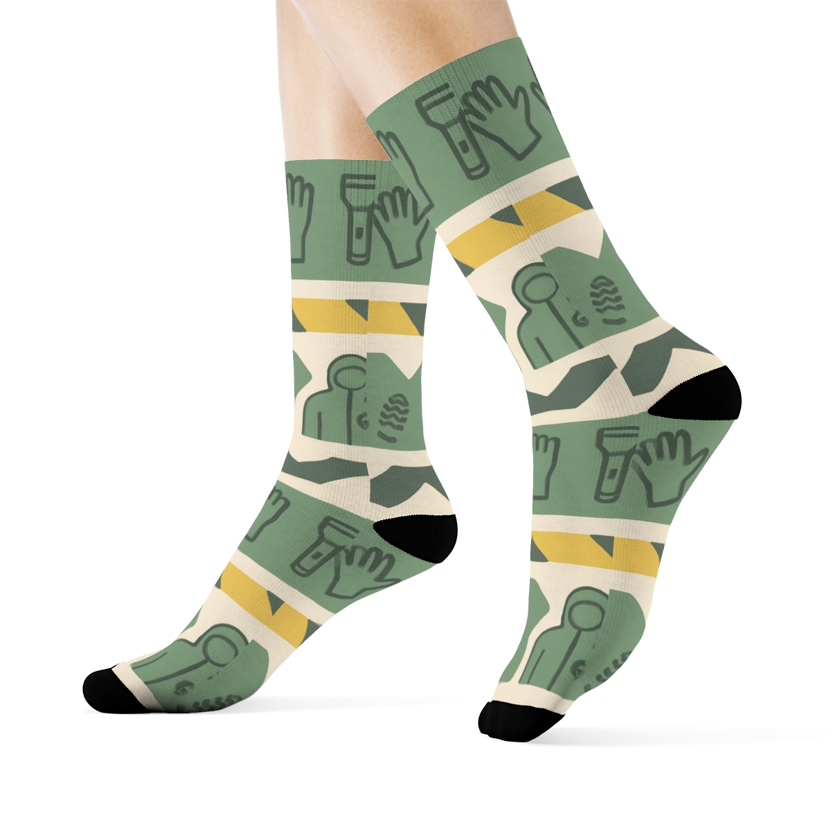 Chevron Workband For The Pest Control Technician premium sports crew socks