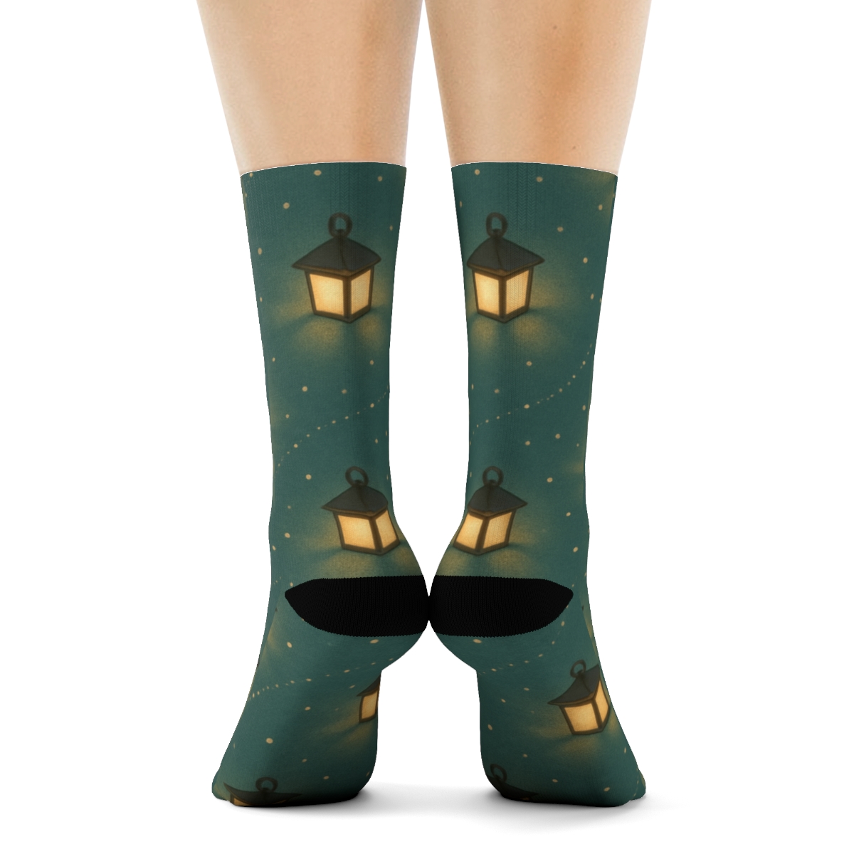 Garden Glow Path (Lantern Edition) stylish athletic crew socks