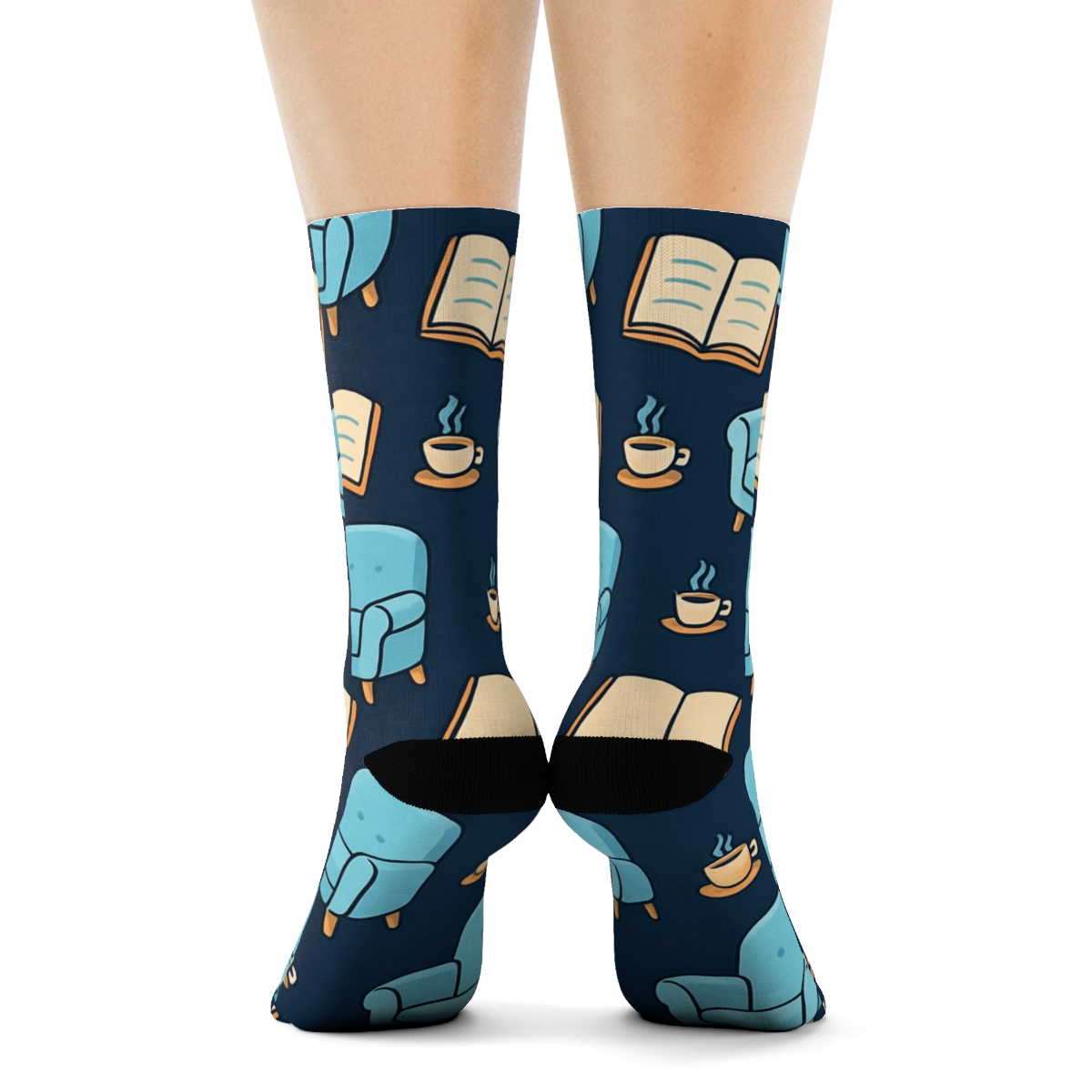Psychologist Therapy Chair Tapestry comfortable cotton crew socks