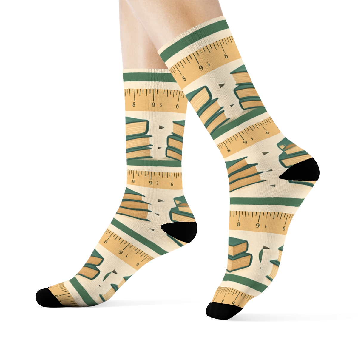 Pencil Border Bands For Teacher Celebration premium sports crew socks