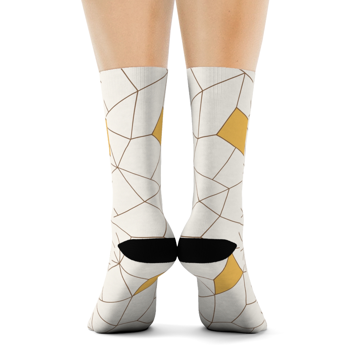 Calm Kite Tessellation stylish athletic crew socks