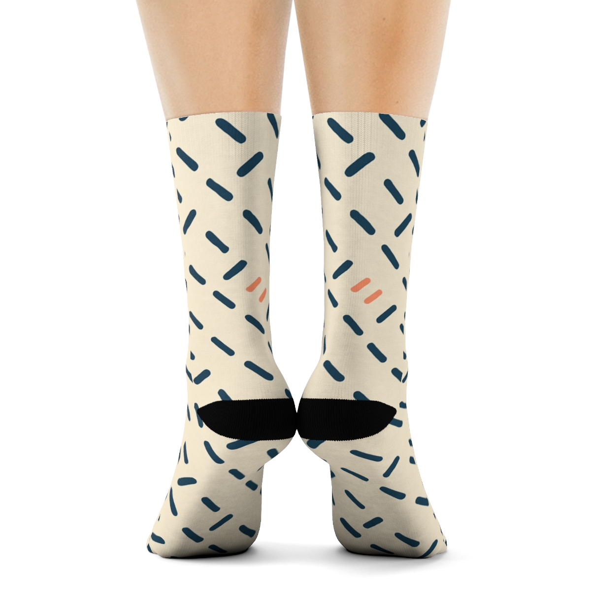 Comet Tail Dash Sequence premium sports crew socks