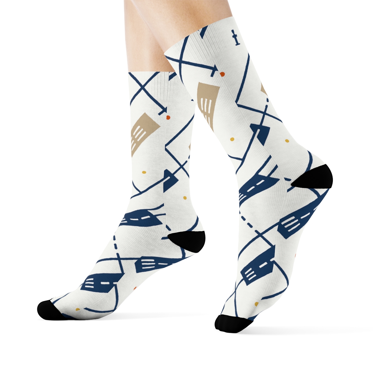 Runway Lattice For The Air Traffic Controller custom crew socks