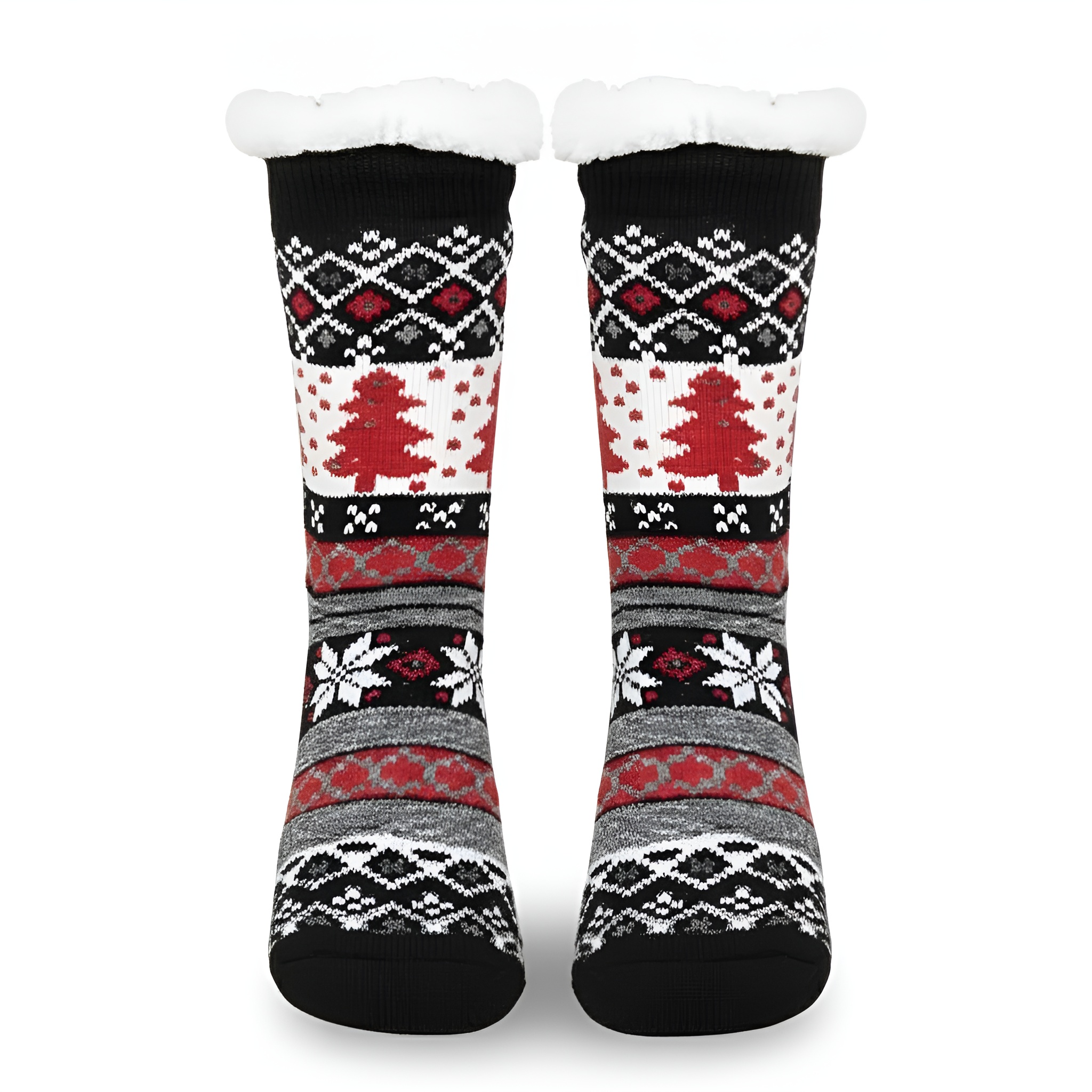 Warm And Cozy Cartoon Print Fleece Lined Socks For WomenWarm And Cozy Cartoon Print Fleece Lined Socks For Women - Image 6