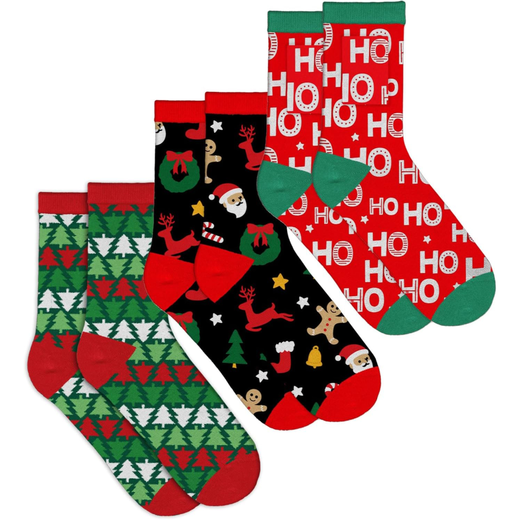 3 Pair Of Holiday Themed Socks for Men Fun and Festive Men's Socks