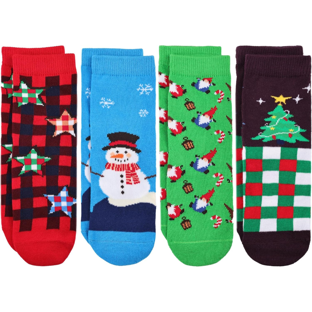 Bright Colorful Pattern Graphic Print Socks 