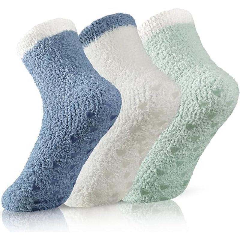 Comfy Diabetic Fuzzy Socks – Warmth and Secure GripComfy Diabetic Fuzzy Socks – Warmth and Secure Grip - Image 5