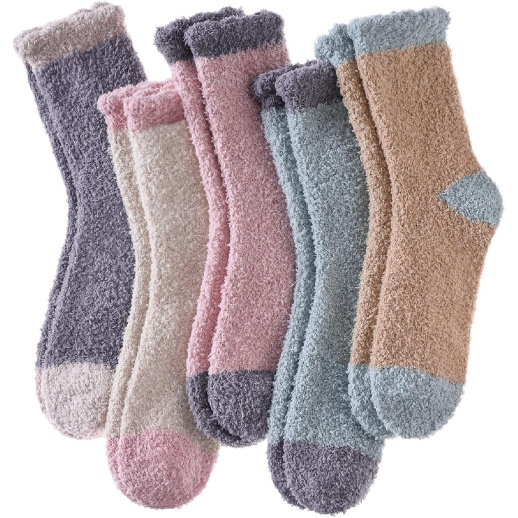 Cozy Fluffy Winter Slipper Socks For Women