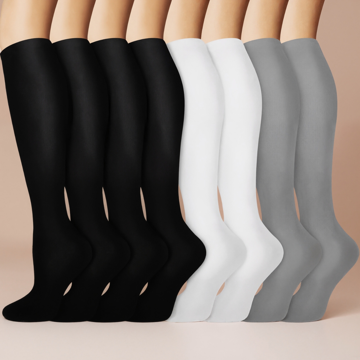Eight Pack Running Compression Socks Support Comfort