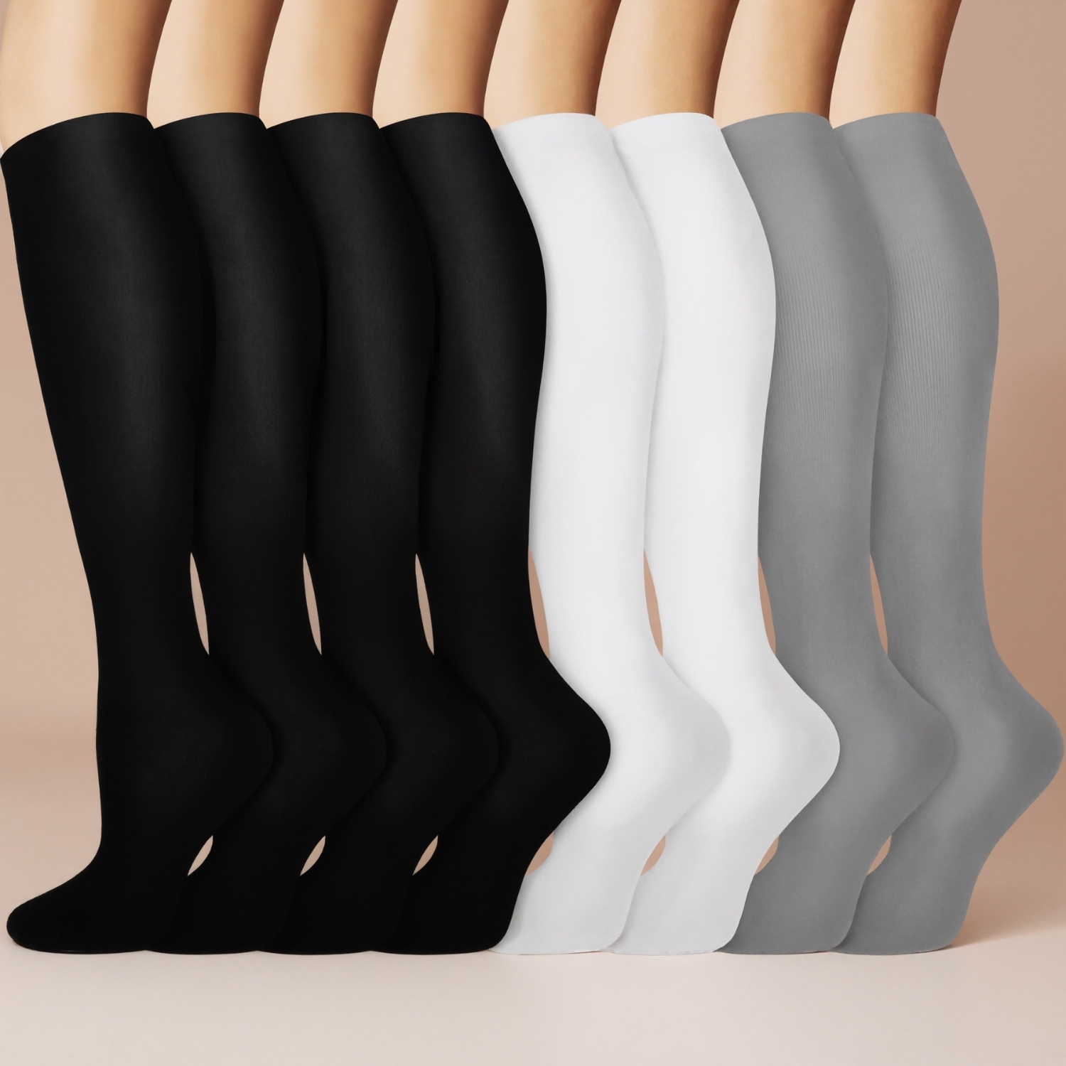 Eight Pack Running Compression Socks Support Comfort