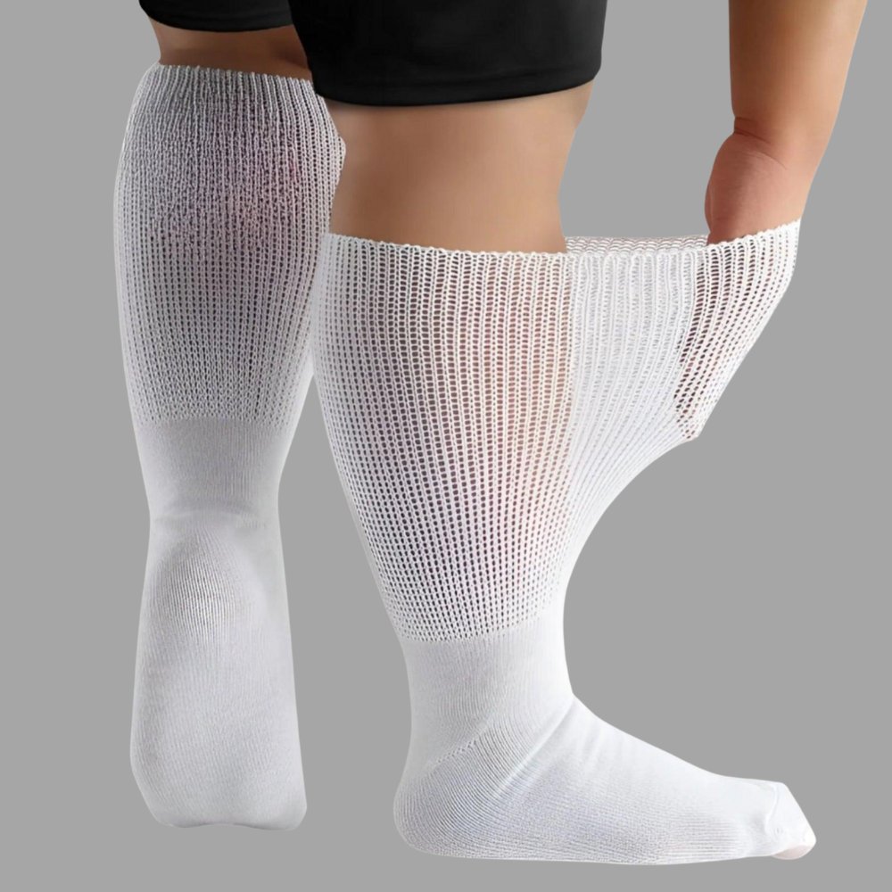 Extra Wide Calf Socks For Daily ComfortExtra Wide Socks For Daily Comfort - Image 4