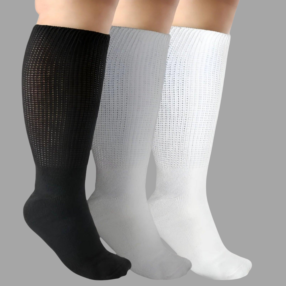 Extra Wide Calf Socks For Daily ComfortExtra Wide Socks For Daily Comfort - Image 3