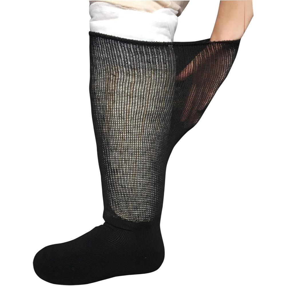 2-Pack High Length Diabetic Socks - Extra Stretch and Comfortable Fit