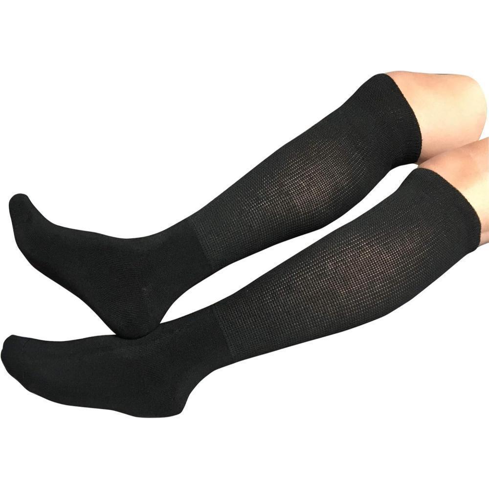 2-Pack High Length Diabetic Socks - Extra Stretch and Comfortable Fit