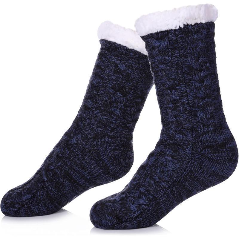 Fuzzy Style Gripper Diabetic Socks – Soft Secure and Supportive Fit