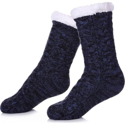 Fuzzy Style Gripper Diabetic Socks – Soft Secure and Supportive Fit