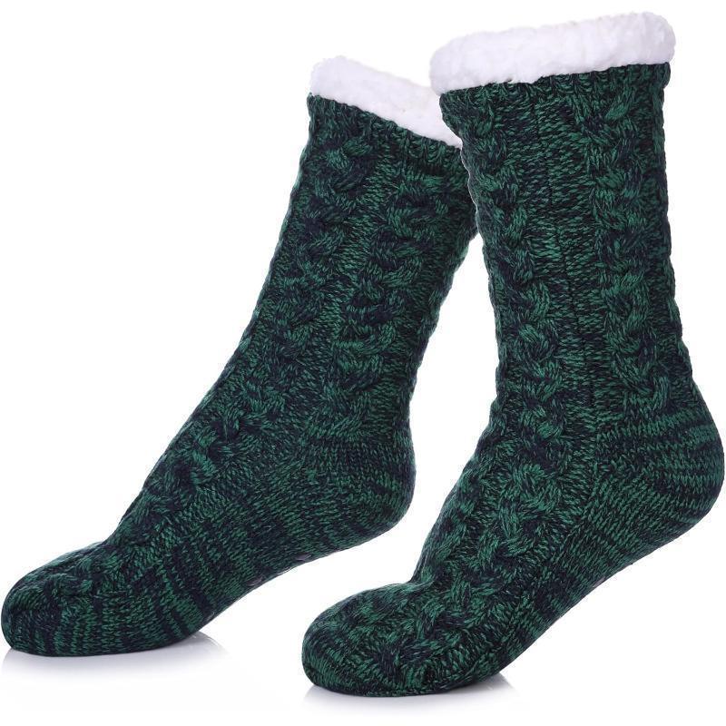 Fuzzy Style Gripper Diabetic Socks – Soft Secure and Supportive Fit