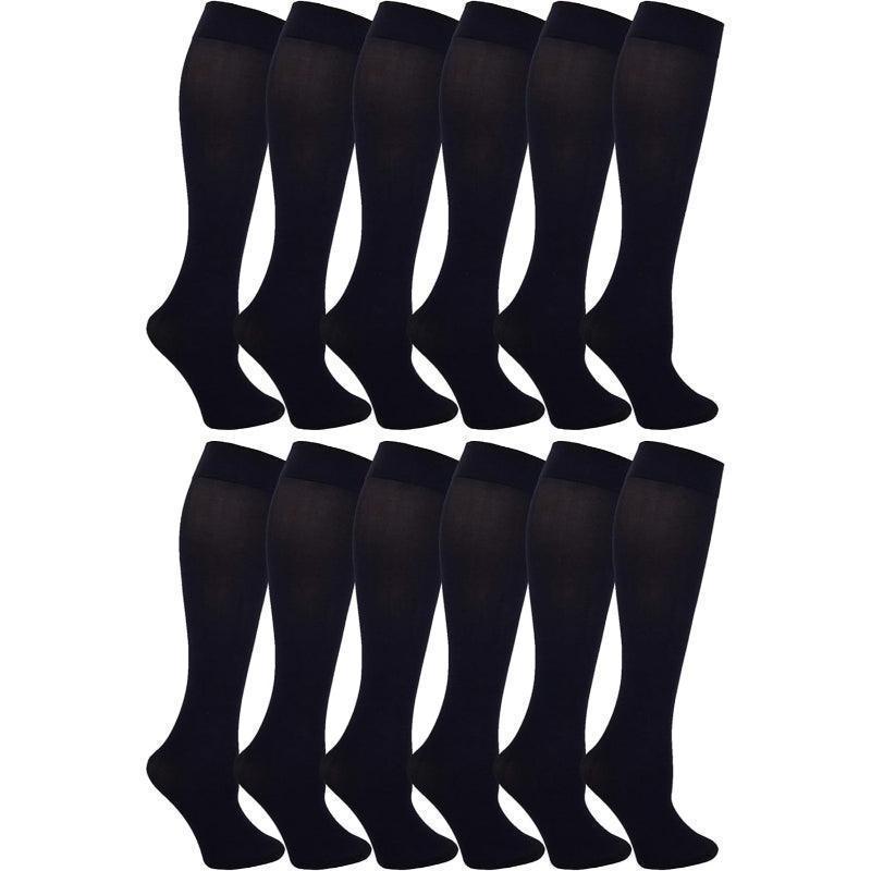 12 Pack Sheer Knee High Socks – Durable and Versatile - SOCKZ
