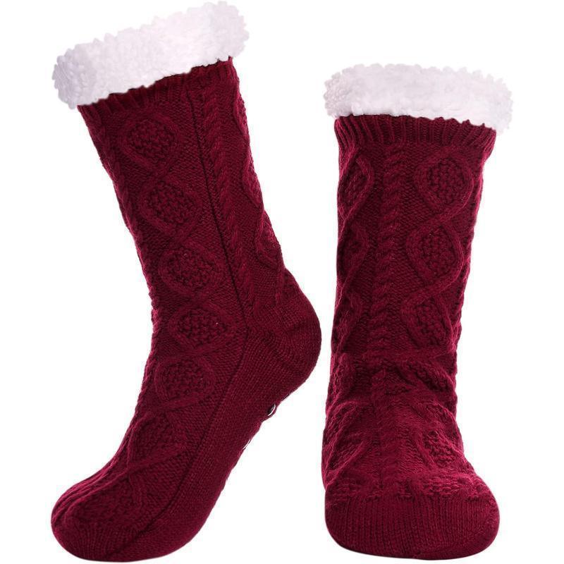 Non Slip Fuzzy Christmas Diabetic Socks – Warmth and Festive Comfort
