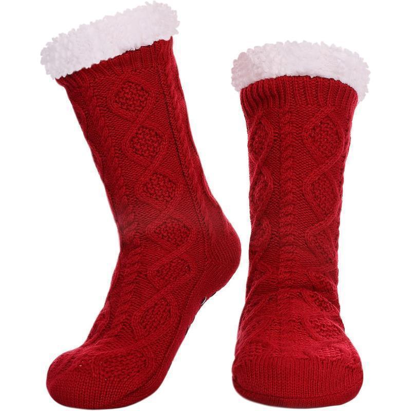 Non Slip Fuzzy Christmas Diabetic Socks – Warmth and Festive Comfort