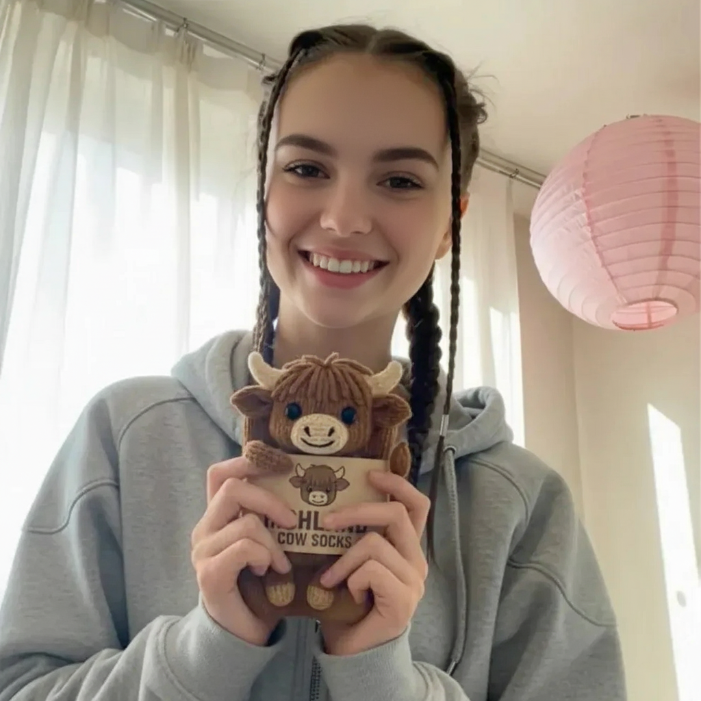 Knitted Animal Character Socks With Fun Cozy Designs