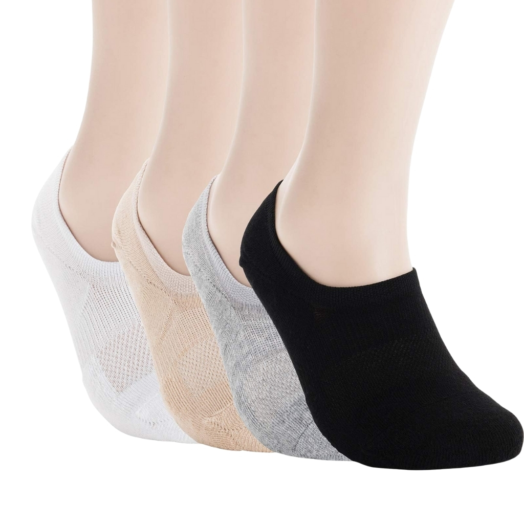 No Show Socks with Wide Front Box