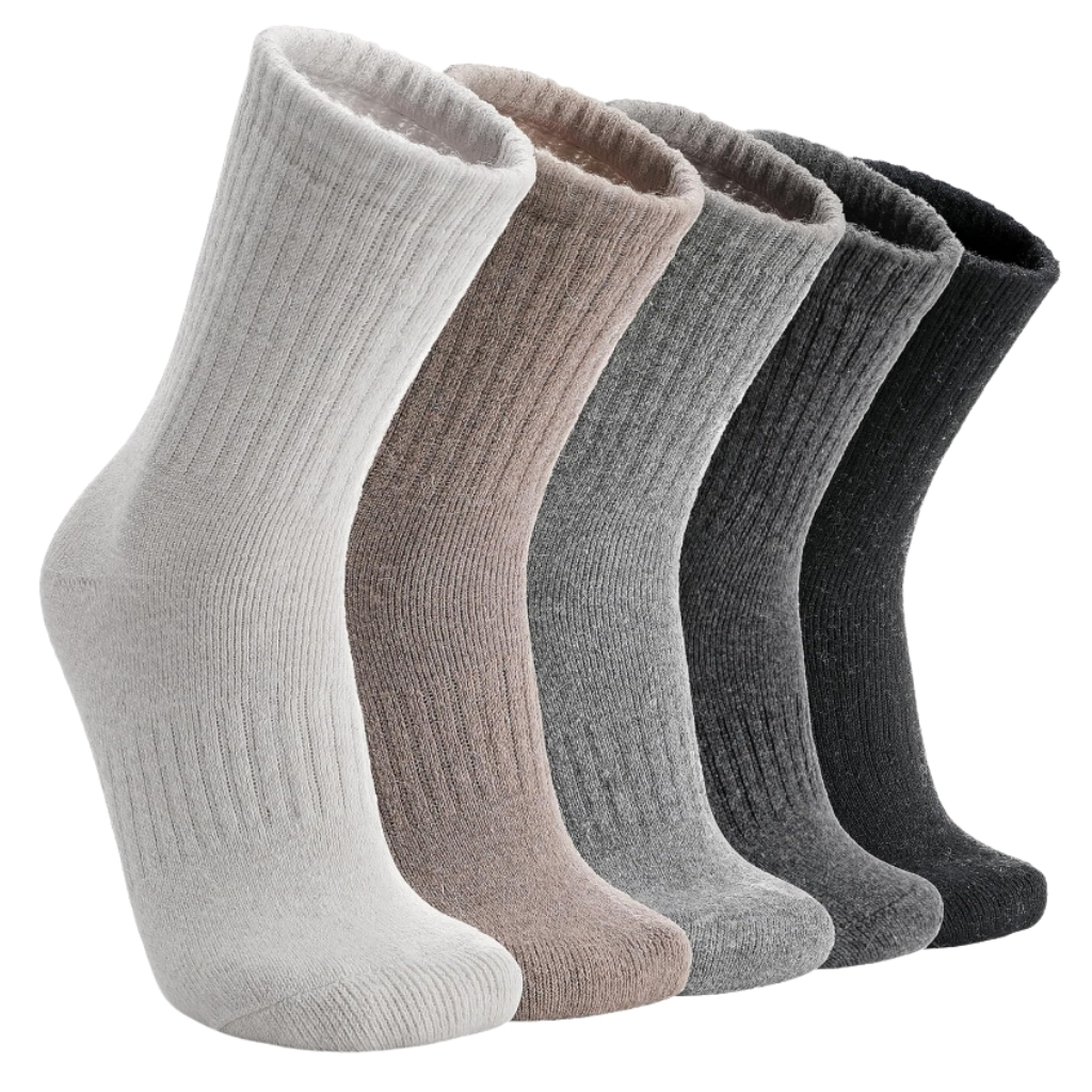 Pack Of 5 Merino Wool Hiking Warm Winter Socks