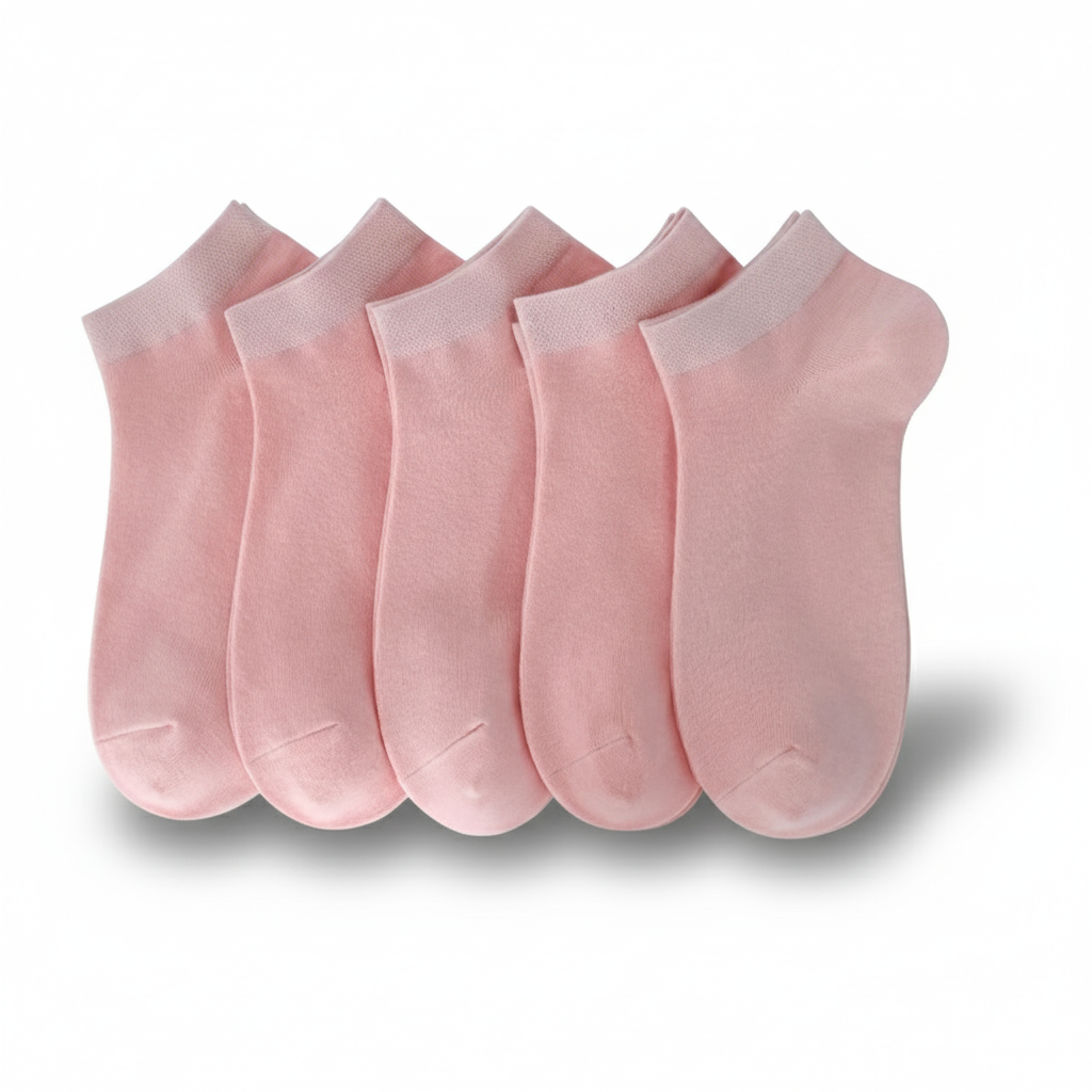 Pack Of 5 Viscose Bamboo Socks For Women