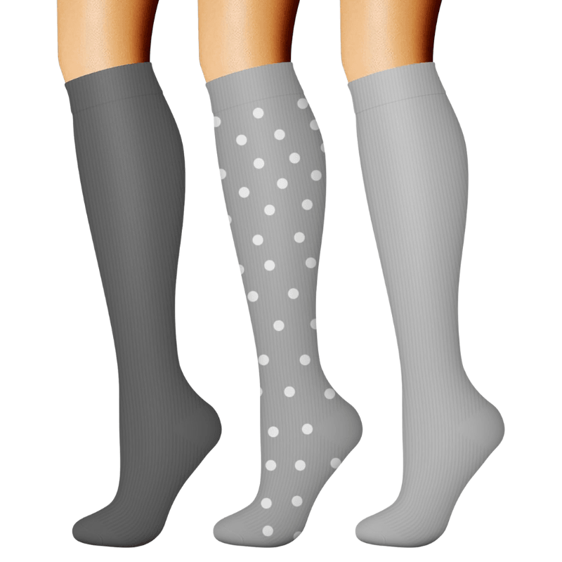 3 Pack Athletic Compression Socks Style