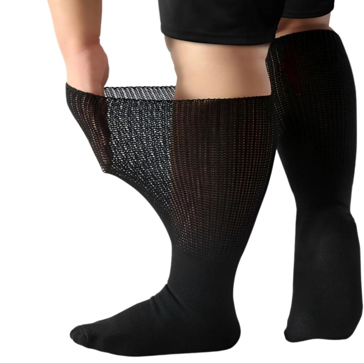 Extra Wide Calf Socks – Comfort and Support 3 Pairs