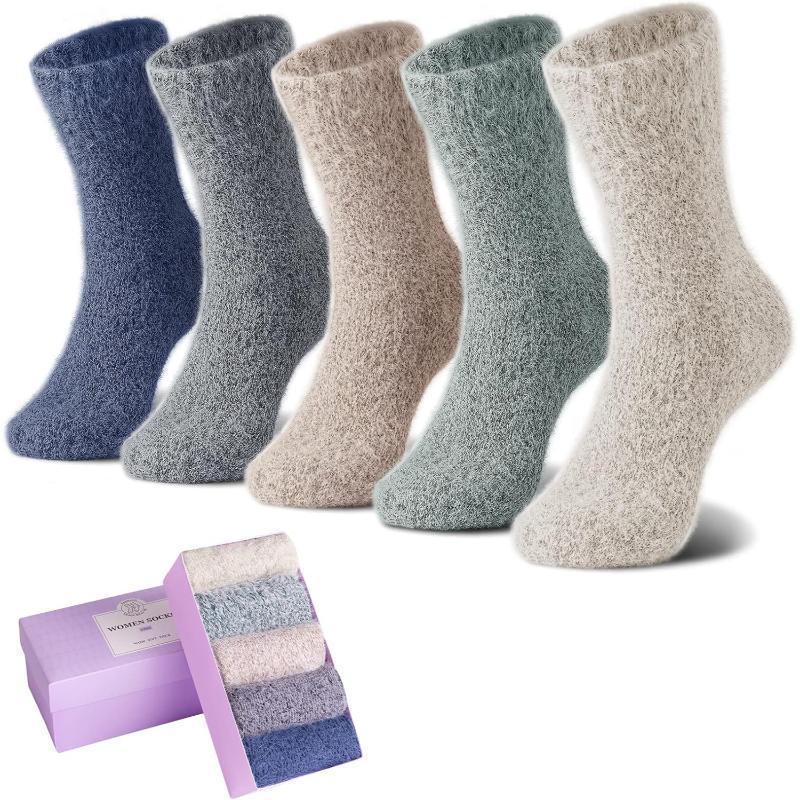 5 Pack Thick Diabetic Fuzzy Fluffy Socks – Warmth and all Seasons5 Pack Thick Diabetic Fuzzy Fluffy Socks – Warmth and all Seasons - Image 4