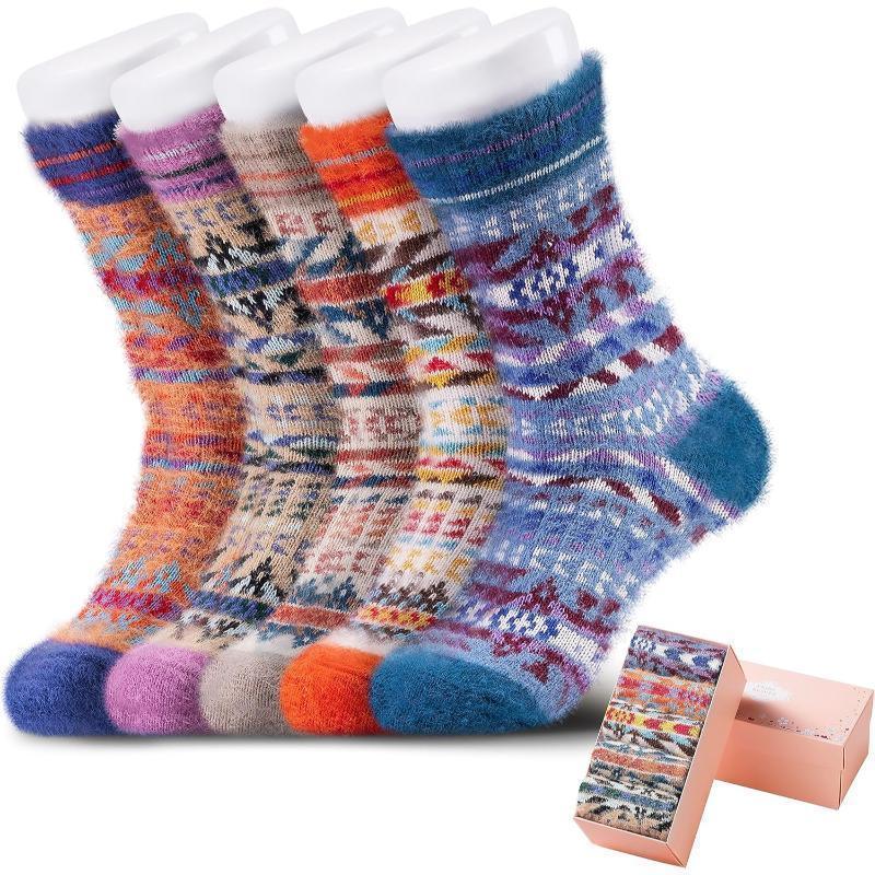 5 Pack Thick Diabetic Fuzzy Fluffy Socks – Warmth and all Seasons5 Pack Thick Diabetic Fuzzy Fluffy Socks – Warmth and all Seasons - Image 9