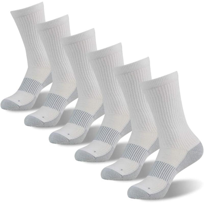 6 Pack Copper Compression Hiking Socks – Support and Freshness