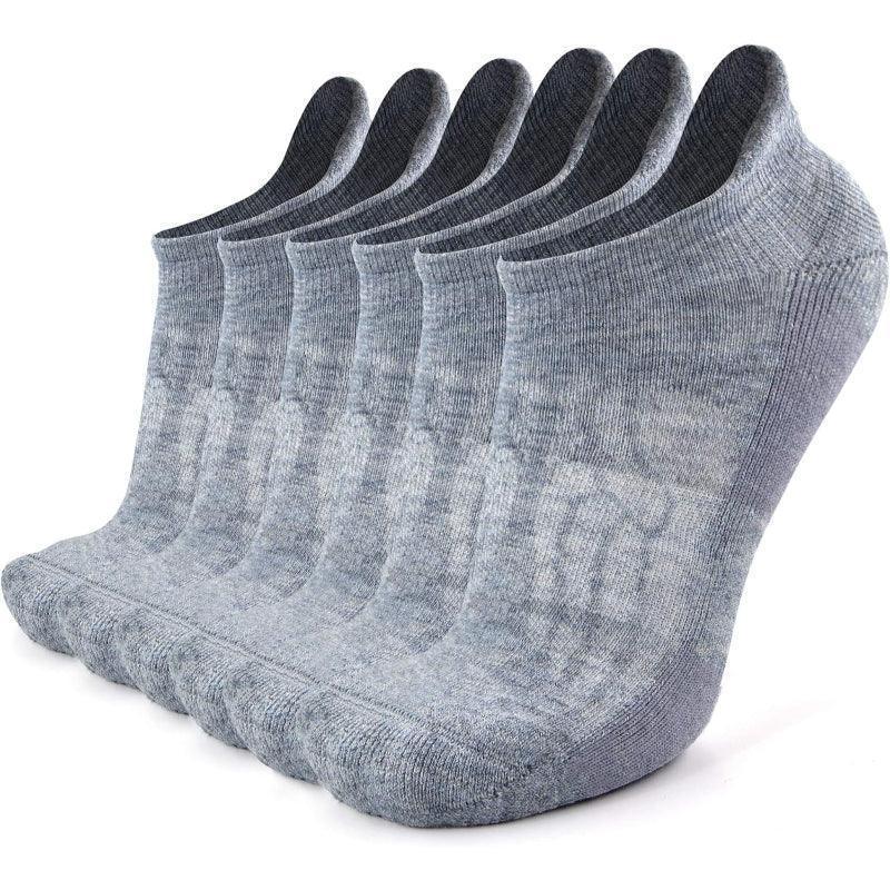 6 Pairs Merino Wool Compression Socks Anti Blister Stability