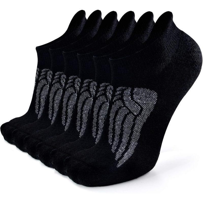 6 Pairs Merino Wool Compression Socks Anti Blister Stability