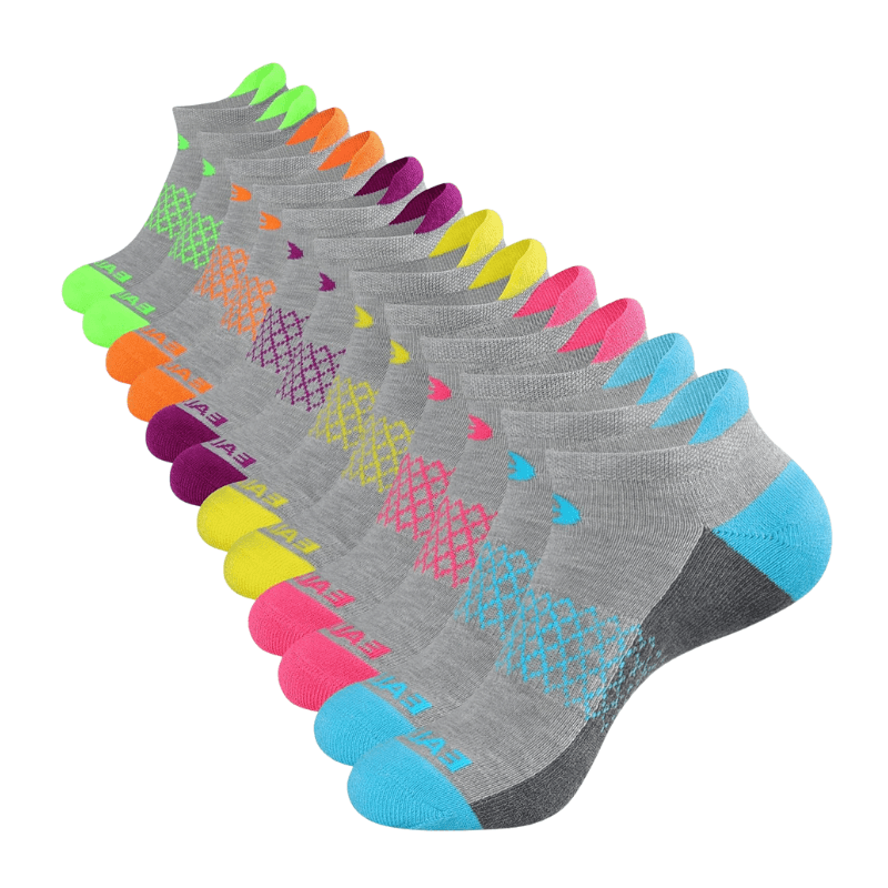 6 Pack Cushioned Compression Socks – Comfortable and Supportive
