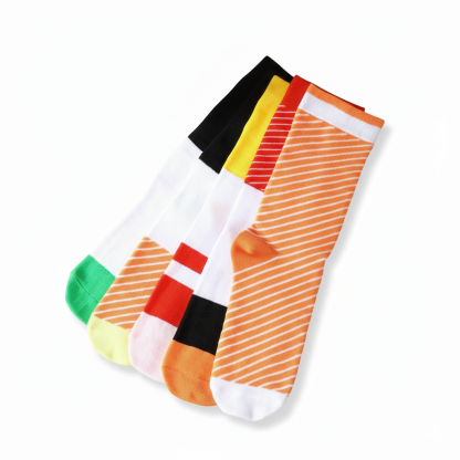 Pair Of 5 Sushi Design Socks