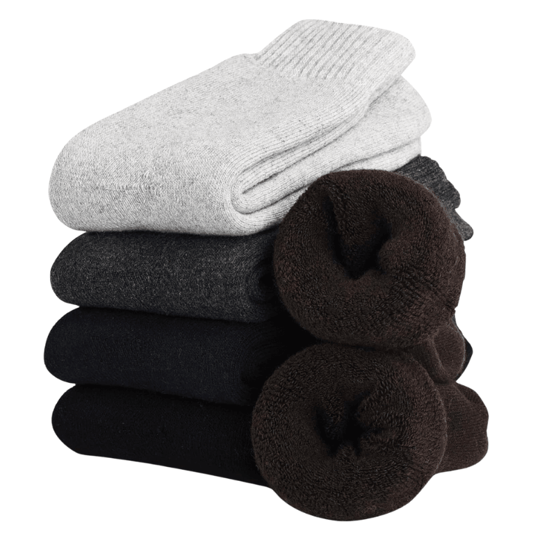 Solid Colored Heated Socks