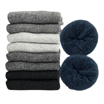 Solid Colored Heated Socks