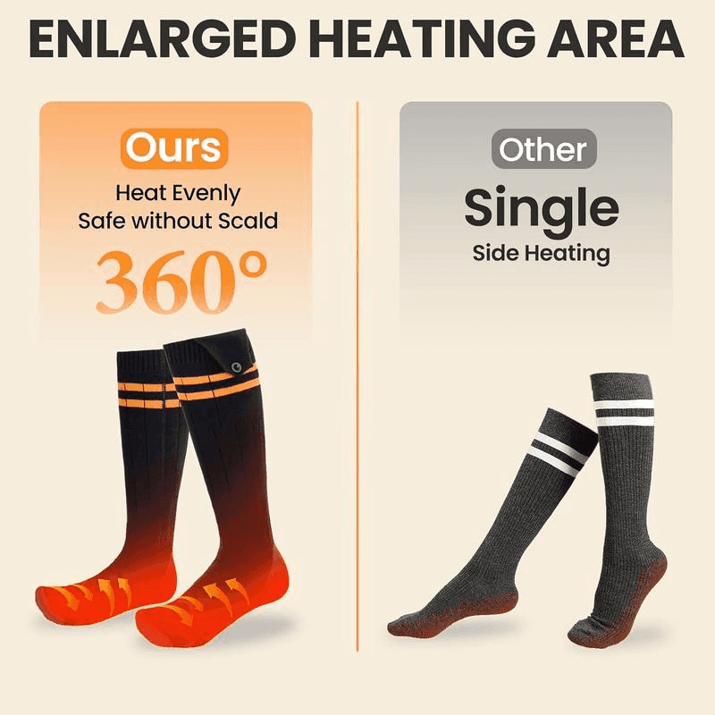 Rechargeable Heated Socks – Lightweight and Temperature AdjustableRechargeable Heated Socks – Lightweight and Temperature Adjustable - Image 4