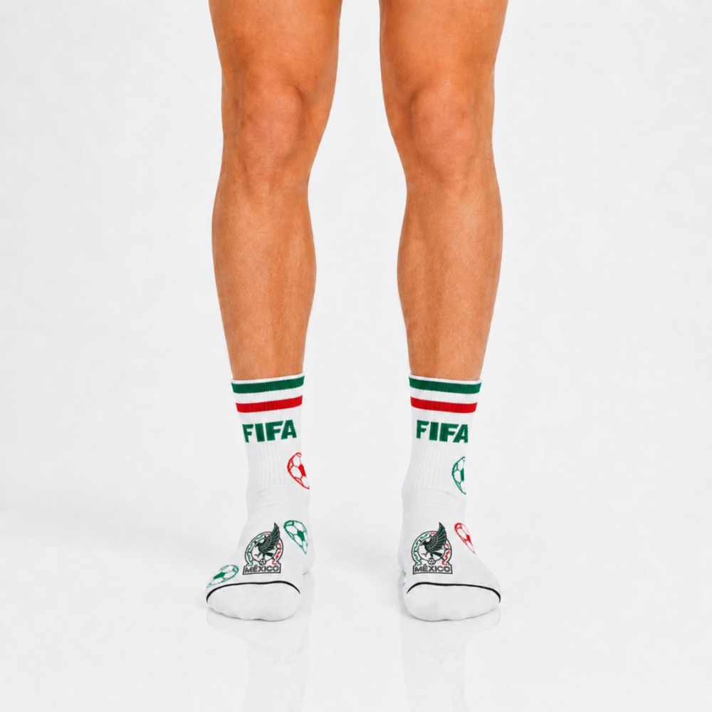 Unisex FIFA 2026 Mexico Soccer Fan Sports Themed SocksUnisex FIFA 2026 Mexico Soccer Fan Sports Themed Socks - Image 3