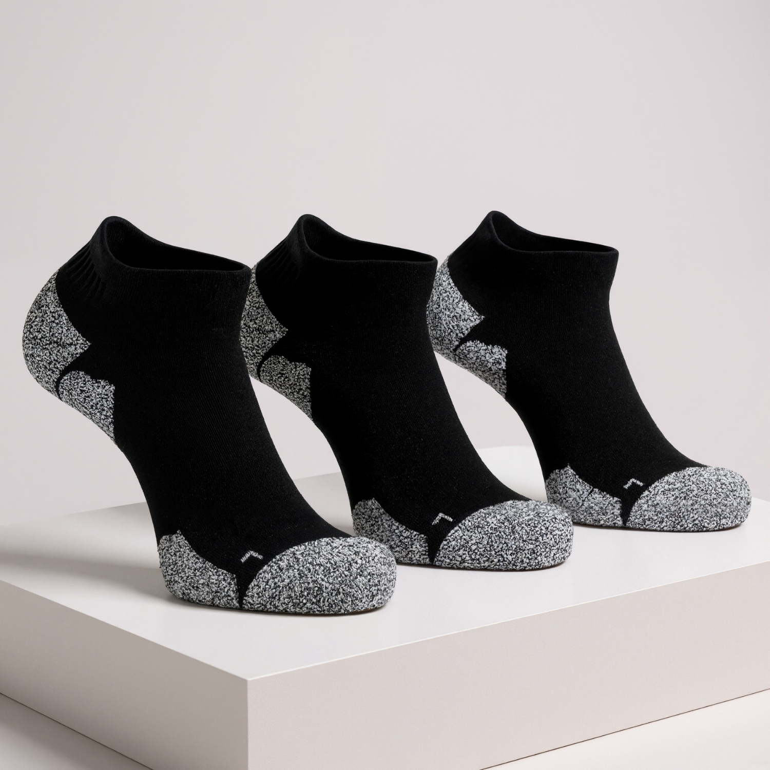 3 Pair Orthopedic Athletic Support Socks for Sports and Comfort