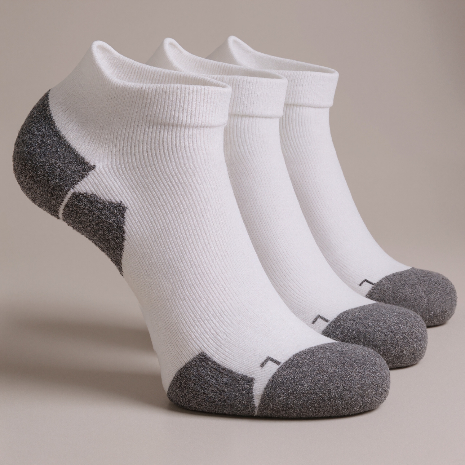 Three Pair Orthopedic Athletic Support Socks