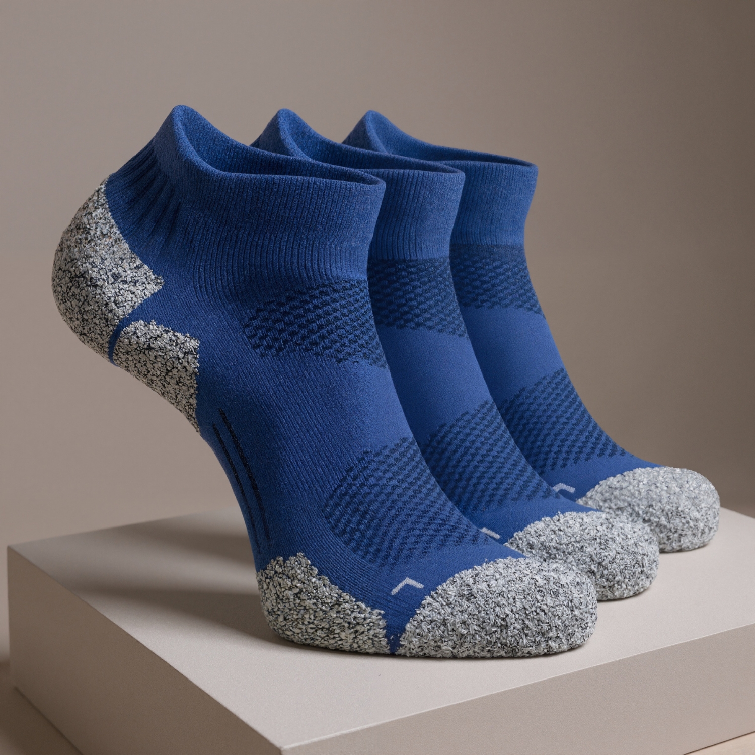 Three Pair Orthopedic Athletic Support Socks