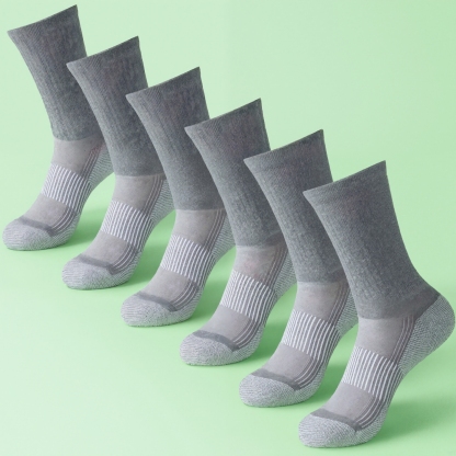 Six Pack Copper Compression Hiking Freshness Socks