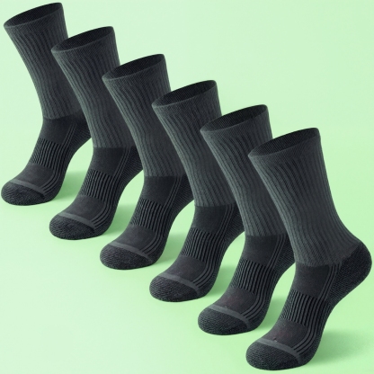 Six Pack Copper Compression Hiking Freshness Socks